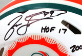 Jason Taylor Autographed Miami Dolphins F/S Tribute Speed Authentic w/3Insc.-Beckett W Hologram Image 3