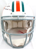 Jason Taylor Autographed Miami Dolphins F/S Tribute Speed Authentic w/3Insc.-Beckett W Hologram Image 5