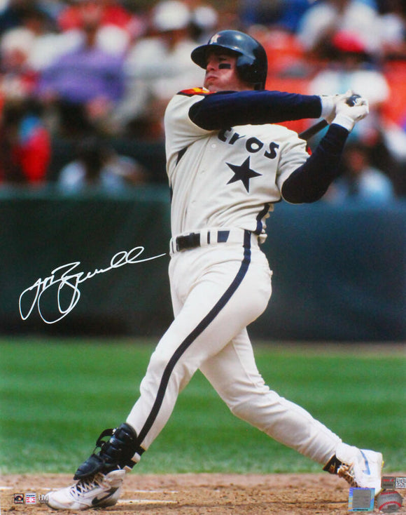 Jeff Bagwell Autographed Astros 16x20 HM Swing Photo- Tristar Auth *White Image 1