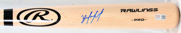 Yordan Alvarez Autographed Blonde Rawlings Pro Baseball Bat- TriStar Auth  Image 1