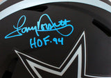 Tony Dorsett Autographed Dallas Cowboys F/S Eclipse Speed Authentic Helmet w/HOF-Beckett W Hologram *Blue Image 2