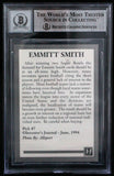 1994 Investor's Journal #7 Emmitt Smith Auto Dallas Cowboys BAS Autograph 10  Image 2