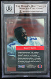 1993 Playoff #278 Emmitt Smith Auto Dallas Cowboys BAS Autograph 10  Image 2