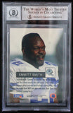 1994 Playoff #238 Emmitt Smith Auto Dallas Cowboys BAS Autograph 10  Image 2