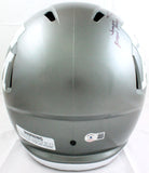 Johnny Manziel Autographed Texas A&M Flash Speed F/S Helmet w/2 Insc-Beckett W Hologram *Black Image 4