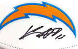 Keenan Allen Autographed Los Angeles Chargers Logo Football-Beckett W Hologram  Image 2