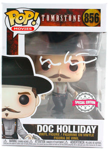 Val Kilmer Autographed Doc Holliday Funko Pop Figurine #856- JSA *White Image 1