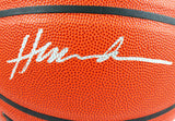 Ralph Sampson/Hakeem Olajuwon Autographed Wilson NBA Basketball - JSA Witnessed *Silver Image 3