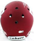Johnny Manziel Autographed Texas A&M Schutt F/S Authentic Helmet W/3 Insc-Beckett W Hologram *White Image 6