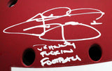 Johnny Manziel Autographed Texas A&M Schutt F/S Authentic Helmet W/6 Insc-Beckett W Hologram *White Image 2