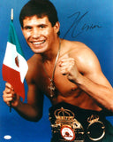Julio Cesar Chavez Autographed 16x20 Close Up Photo-JSA W *Black Image 1