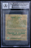 1997 Fleer Goudey #97 Emmitt Smith Auto Dallas Cowboys BAS Autograph 10  Image 2