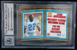 1994 Pacific Marquee Prisms #31 Emmitt Smith Auto Cowboys BAS Autograph 10 Image 2