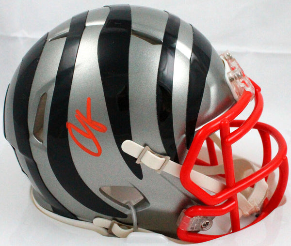 Joseph Ossai Autographed Cincinnati Bengals Speed Mini Helmet-Beckett – The  Jersey Source