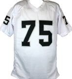 Howie Long Autographed White Pro Style Jersey-Beckett W Hologram *Silver Image 3