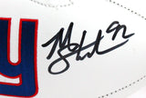 Strahan/Taylor Autographed New York Giants Logo Football-Beckett W Hologram *Black Image 3