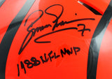 Boomer Esiason Autographed Cincinnati Bengals F/S Speed Authentic Helmet w/NFL MVP-Beckett W Hologram Image 2