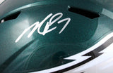 Michael Vick Autographed Philadelphia Eagles F/S Speed Helmet-Beckett W Hologram *Silver Image 2