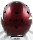 Michael Vick Autographed Virginia Tech F/S Schutt Authentic Helmet-Beckett W Hologram *White Image 4