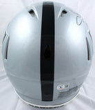 Howie Long Autographed Oakland Raiders F/S Speed Authentic Helmet w/3 insc.-Beckett W Hologram  Image 4