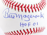 Bill Mazeroski Autographed Rawlings OML Baseball W/HOF-JSA W *Blue Image 2