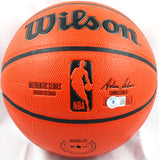 Larry Bird Autographed Official NBA Wilson Basketball-Beckett W Hologram *Silver Image 3