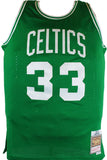 Larry Bird Autographed Celtics Green Mitchell&Ness Hardwood Classic Swingman Jersey- Beckett W Hologram *Black Image 3