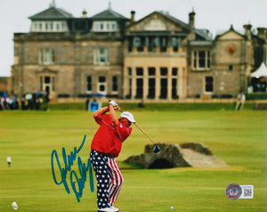 John Daly Autographed 8x10 St. Andrews Photo -Beckett W Hologram *Blue Image 1