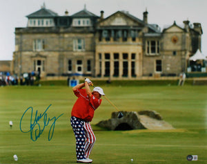 John Daly Autographed 16x20 St. Andrews Photo -Beckett W Hologram *Blue Image 1