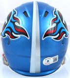 Jevon Kearse Autographed Tennessee Titans Flash Speed Mini Helmet-Beckett W Hologram *White Image 3