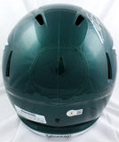 Miles Sanders Autographed Philadelphia Eagles F/S Speed Helmet-Beckett W Hologram *Silver Image 4