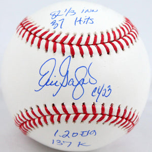 Eric Gagne Autographed Rawlings OML Baseball w/5 Insc.- Beckett W Hologram *Blue Image 1
