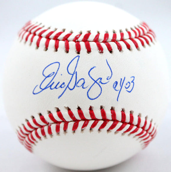 Eric Gagne Autographed Rawlings OML Baseball w/CY 03-Beckett W Hologram *Blue Image 1