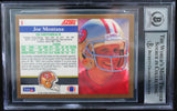 1991 Score #1 Joe Montana Auto San Francisco 49ers BAS Autograph 10  Image 2