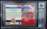 1991 Score #1 Joe Montana Auto San Francisco 49ers BAS Autograph 10  Image 2