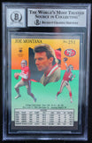 1991 Ultra #251 Joe Montana Auto San Francisco 49ers BAS Autograph 10  Image 2