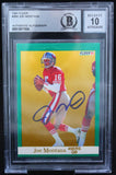 1991 Fleer #360 Joe Montana Auto San Francisco 49ers BAS Autograph 10  Image 1