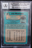 1988 Topps #38 Joe Montana Auto San Francisco 49ers BAS Autograph 10  Image 2