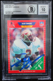 1989 Pro Set #486 Deion Sanders Auto Atlanta Falcons BAS Autograph 10  Image 1