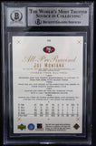 1999 UD Century Legends #118 Joe Montana Auto 49ers BAS Autograph 10  Image 2