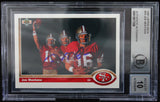 1991 Upper Deck #54 Joe Montana Auto San Francisco 49ers BAS Autograph 10  Image 1