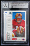 1991 Upper Deck #54 Joe Montana Auto San Francisco 49ers BAS Autograph 10  Image 2