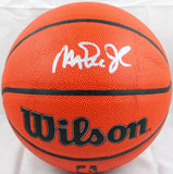 Magic Johnson Autographed Official NBA Wilson Basketball-Beckett W Hologram *Silver Image 1