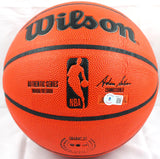Magic Johnson Autographed Official NBA Wilson Basketball-Beckett W Hologram *Silver Image 3