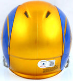 Kurt Warner Autographed St. Louis Rams Flash Speed Mini Helmet-Beckett W Hologram *Black Image 3