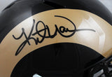 Kurt Warner Signed St. Louis Rams 00-16 Speed F/S Helmet-Beckett W Hologram *Black Image 2