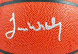 Magic Johnson/James Worthy Autographed Official NBA Wilson Basketball-Beckett W Hologram *Silver Image 3
