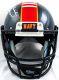 Roger Staubach Signed Navy F/S Schutt DTOM Helmet w/ Heisman-Beckett W Hologram *White Image 3
