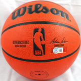 Xavier McDaniel Autographed Official NBA Wilson Basketball w/X-Man-Beckett Hologram *Silver Image 3