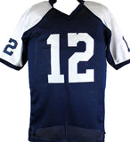Roger Staubach Autographed Blue/White Pro Style Jersey-Beckett W Hologram *Black Image 3